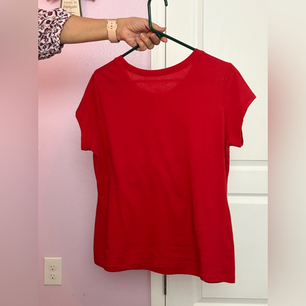 Wound Up Vibrant Red Tee - Picture 2 of 3